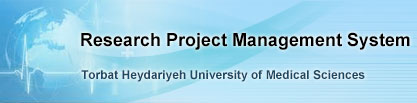 Research Project Management System Torbat Heydarieh University of Medical Sciences